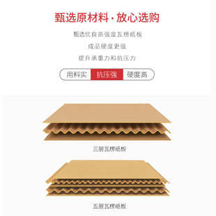 纸箱定制小批量一个起订 加厚特硬快递打包瓦楞包装箱纸箱厂定做