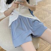 子薄款 托 托腹休闲 孕妇短裤 孕妇运动阔腿裤 外穿安全裤 五分裤 夏季