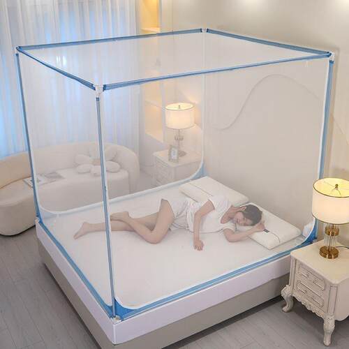 新款用蚊尘帐卧室儿童坐j6406家床全底加密包围防蚊防加粗支架20 - 封面