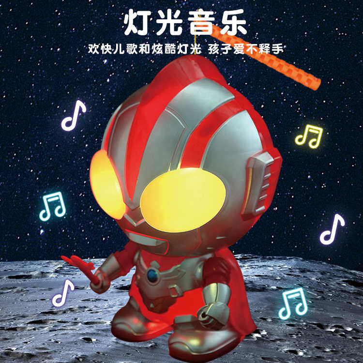 2024新款儿童灯笼玩具卡通储蓄罐变形侠发光存钱罐男孩礼物批发