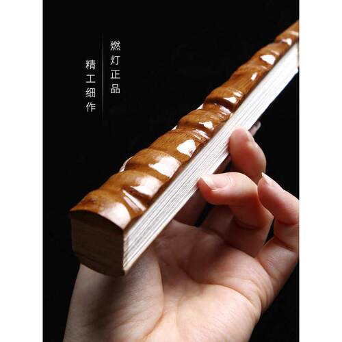 86M0罗汉竹节扇9.5寸18方佛肚竹十八罗汉扇文玩折扇苏工宣纸扇面