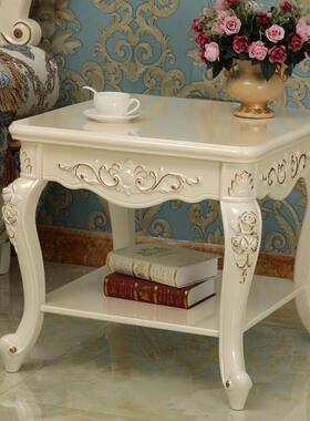 欧意式客沙发边方几RRS角几厅转角桌简约现代边柜茶几轻奢创双层