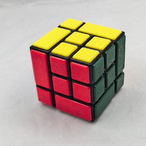 梯色3Quads 捆绑三阶魔方 拼插版 Bandaged Cube限制旋转难度挑战