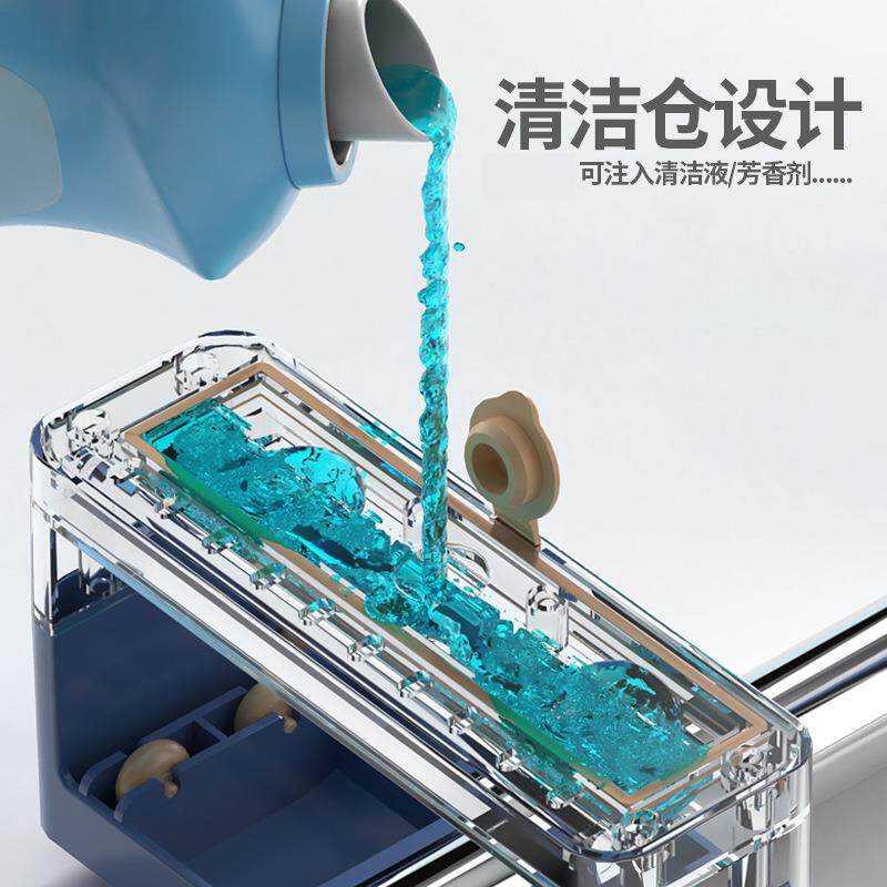 新款直销平板拖把免手洗干湿两用拖布懒人家用清洁平托大号吸水带