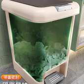 垃圾桶家用卫生间厕所带盖厨房大容量客厅轻奢脚踩式 商用新款