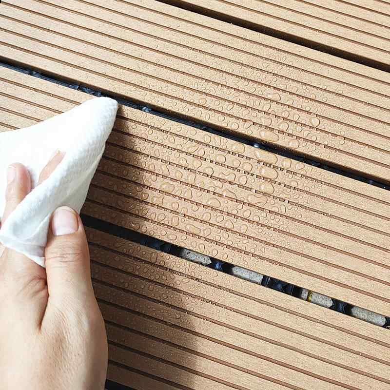 户外塑木木塑地板 阳台浴室庭院DIY花园露台 室外防腐生态木地砖