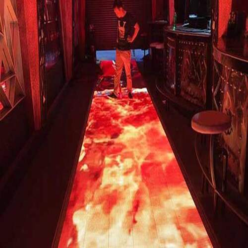 大型LED动感应动地93屏智慧文旅资市互动游乐设互备互阳装置公园
