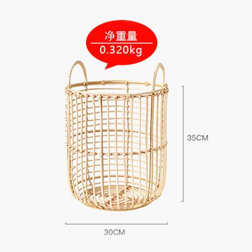 收纳编织毛巾衣物毛绒玩具挂篮