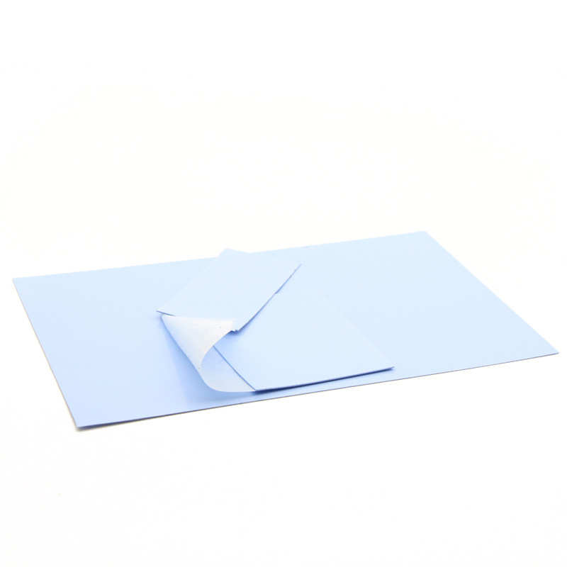 玻0垫片材导热高韧性硅胶高传热系数2w生产蓝色导热纤散热5mm.带