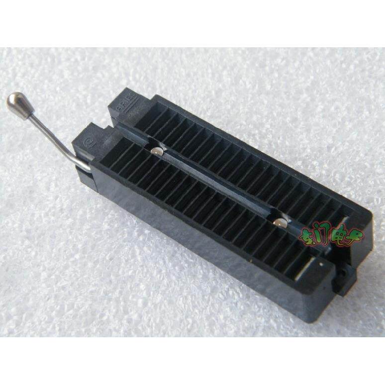 直插ARIES 40PIN 编程器窄体锁紧座 DIP40 IC座 转换座 可插圆孔