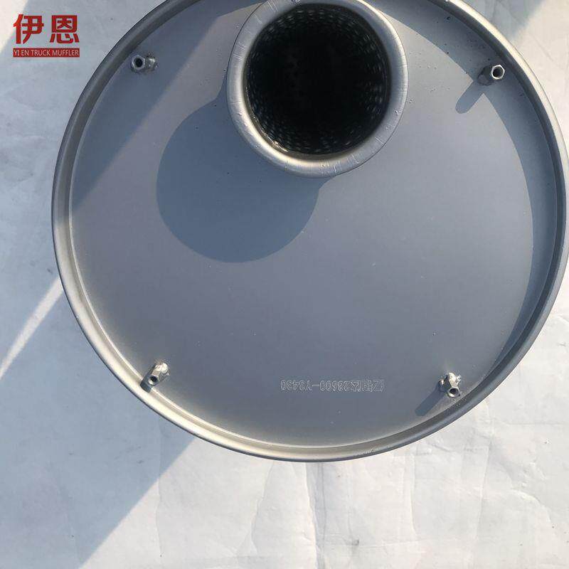 厂销江淮格尔发牵引车圆形消声器格尔法1.5加厚336型号消声器