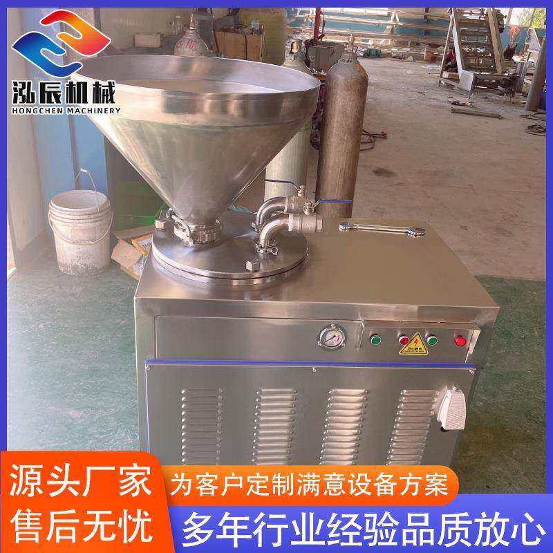 全自动脆皮肠液压灌肠机 双管液压灌肠机 朝鲜糯米灌肠机