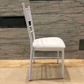 白色竹节椅亚克子力PC Y16A凳透明水晶椅酒店餐厅背椅靠餐椅宴会