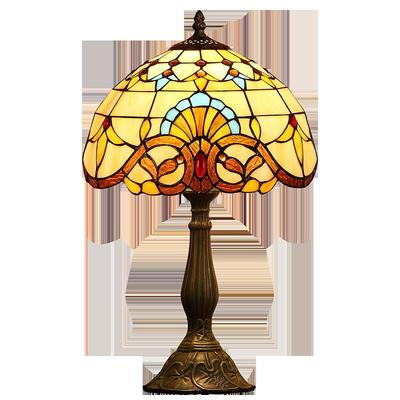 高档宜巴轩欧式台灯客厅房洛克复古创书意可调光节能ED卧室L床头