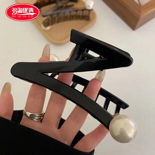Bun Acrylic Hair Women Back Clip Korean Cla the Head for