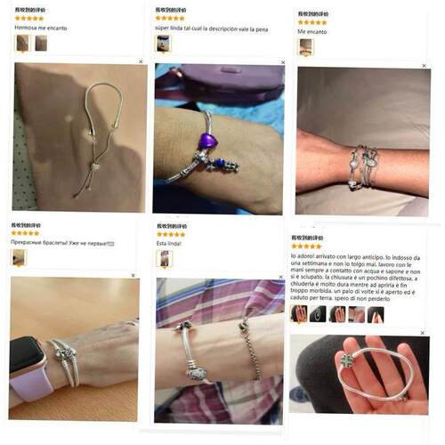 Sterling Silver Bracelet Fit Charms Butterfly Stars Moon Saf