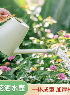 浇花水壶长嘴浇水壶浇花壶园艺工具塑料洒水壶浇花家用浇花喷壶