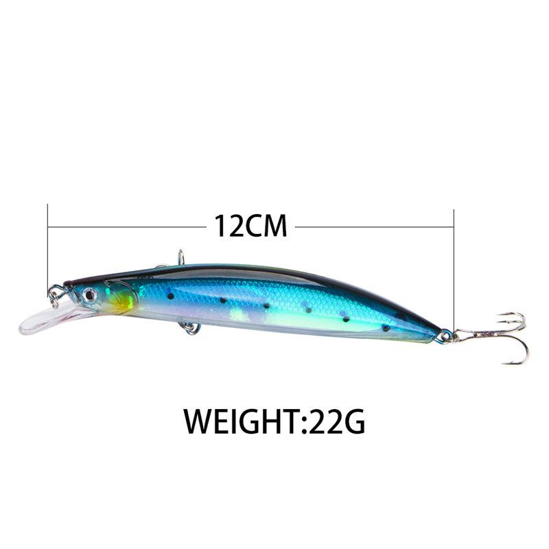 鱼饵米诺套装 13.7cm22g 米诺镭射远投型假饵