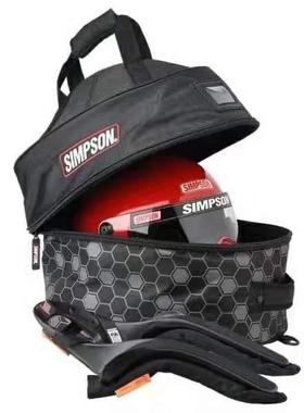 正品现格货SIMPSON森辛普揭面盔碳全纤维哈雷风匪帮头盔印第安DS