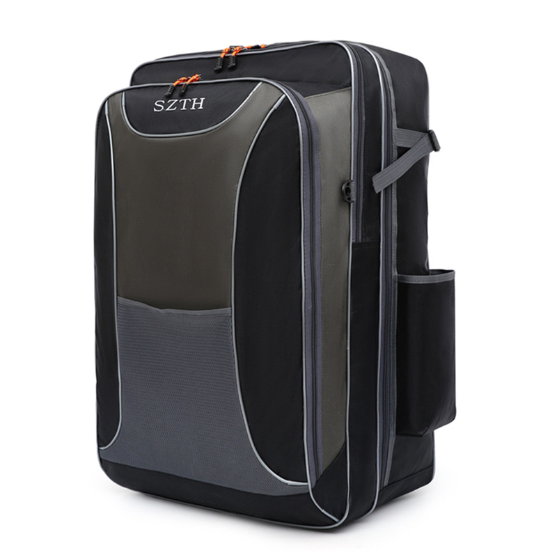 双肩包双肩包容量椅背加厚渔具包