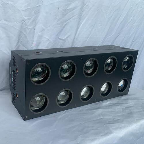 10颗80W LED矩阵灯DMX曝闪灯染色辅光全彩矩阵氛围灯舞台演出光束