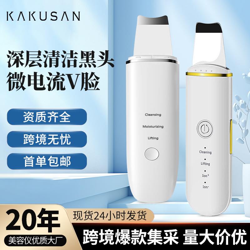 跨境热销面部家用去黑头仪脸部清洁粉刺铲皮机黑头铲工具超声波