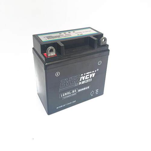 机车电瓶12N9L-BS机车电池12V9Ah干电池适用钻豹铃木王