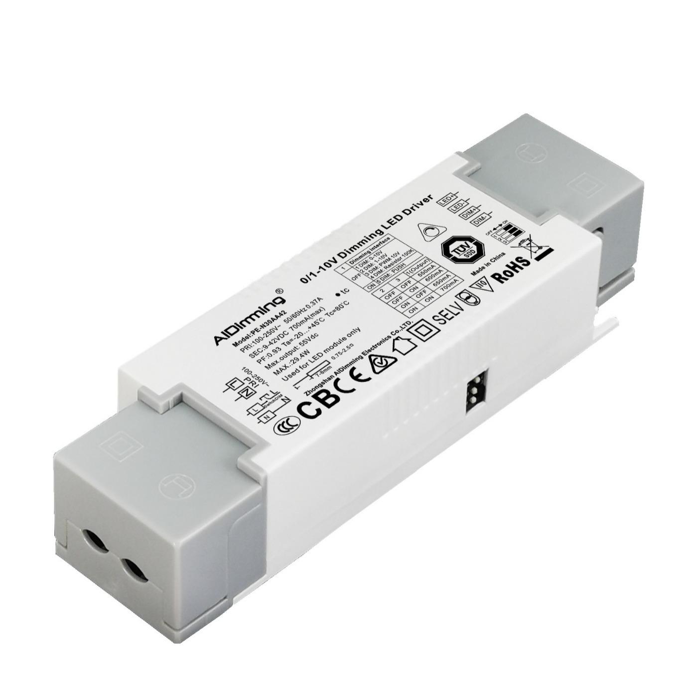 N30AA PWM PUSH 电位器 0/1-10V LED恒流数字调光电源无频闪