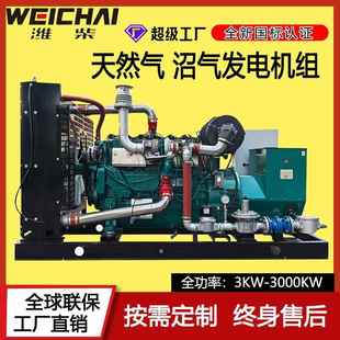 天然气沼气发电机组50KW100KW200KW250KW300KW瓦斯甲醇发电机