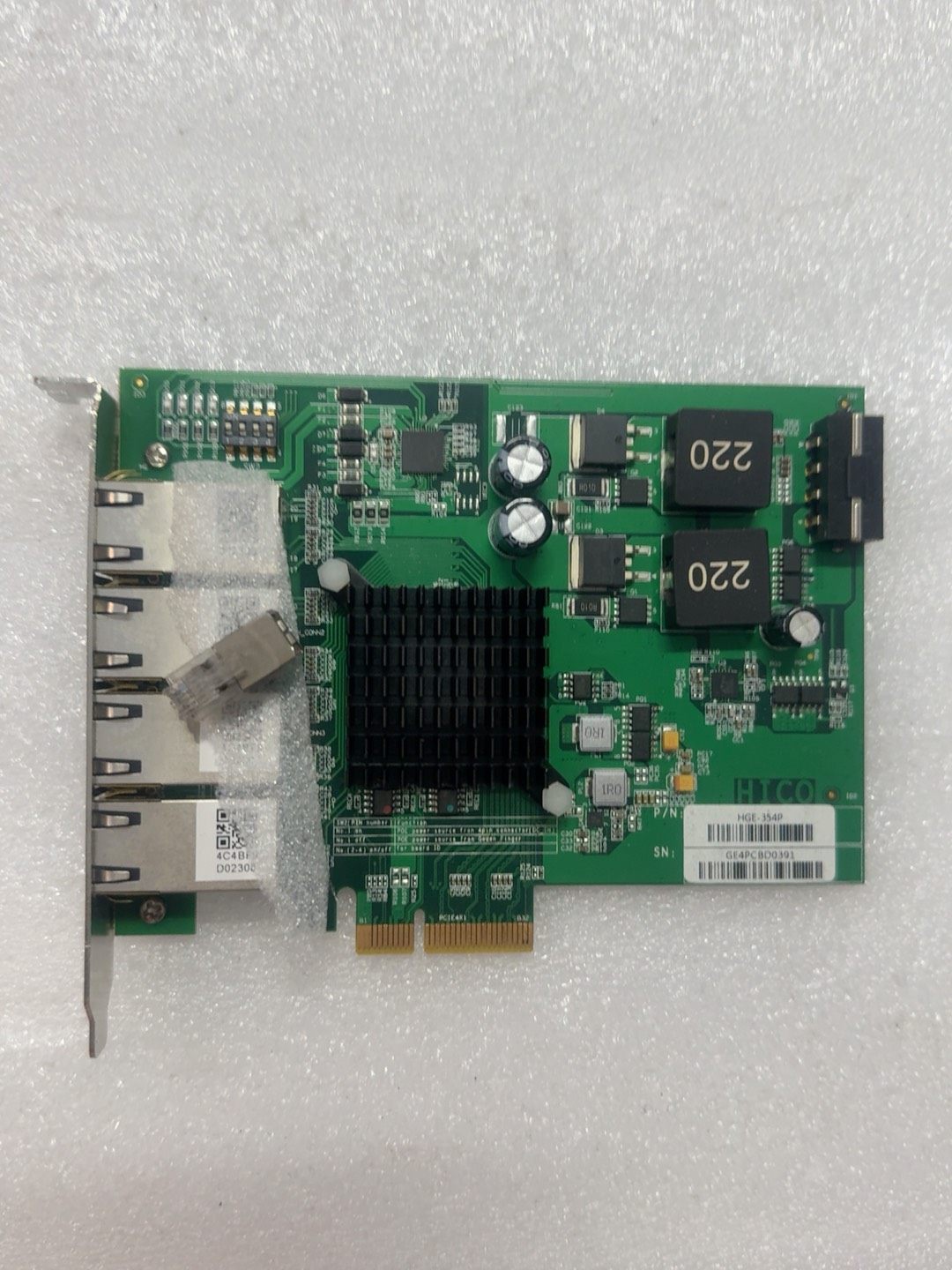 HICO HGE-354P 4口高性能服务器网卡