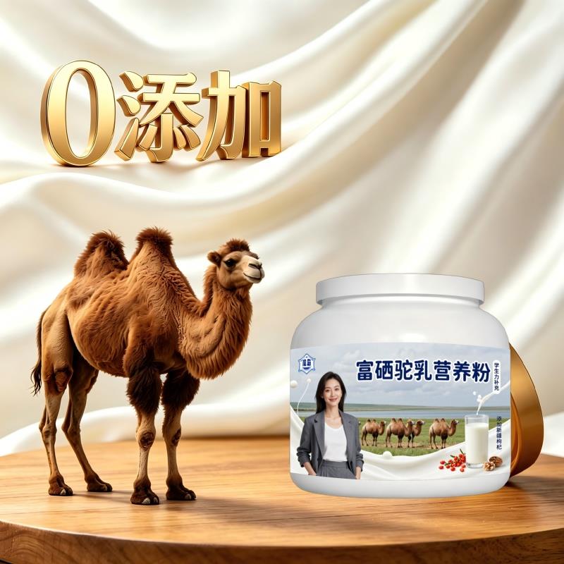 学生富硒驼乳粉课间均衡营养驼奶粉牧场官方认证专用