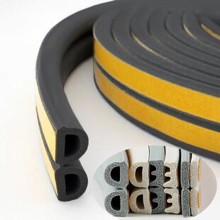 门窗三元乙丙橡胶密封条隔音防风防撞自粘条D型窗户配电箱胶条