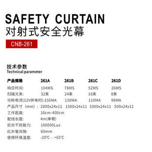 自动门安全光栅防夹安全光线感应门电动玻璃门防夹红外感应器探头