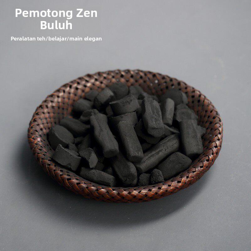 竹禅迹|精品柏枝炭 茶具橄榄炭功夫煮茶碳烧水炭工夫风炉1斤500g