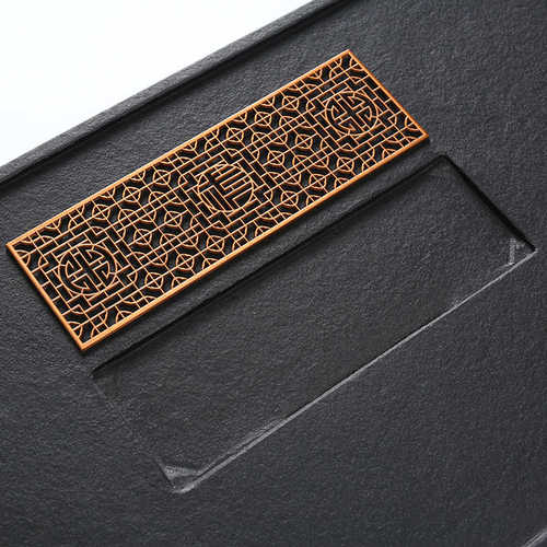 家用办公功夫茶具创意简约风格石茶台大小号单层排水式乌金石茶盘