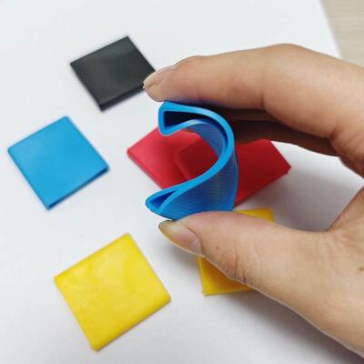 扁钢彩色橡胶硅胶塑料防护套扁铁套耐用角套扁型磨塑料套配件防撞