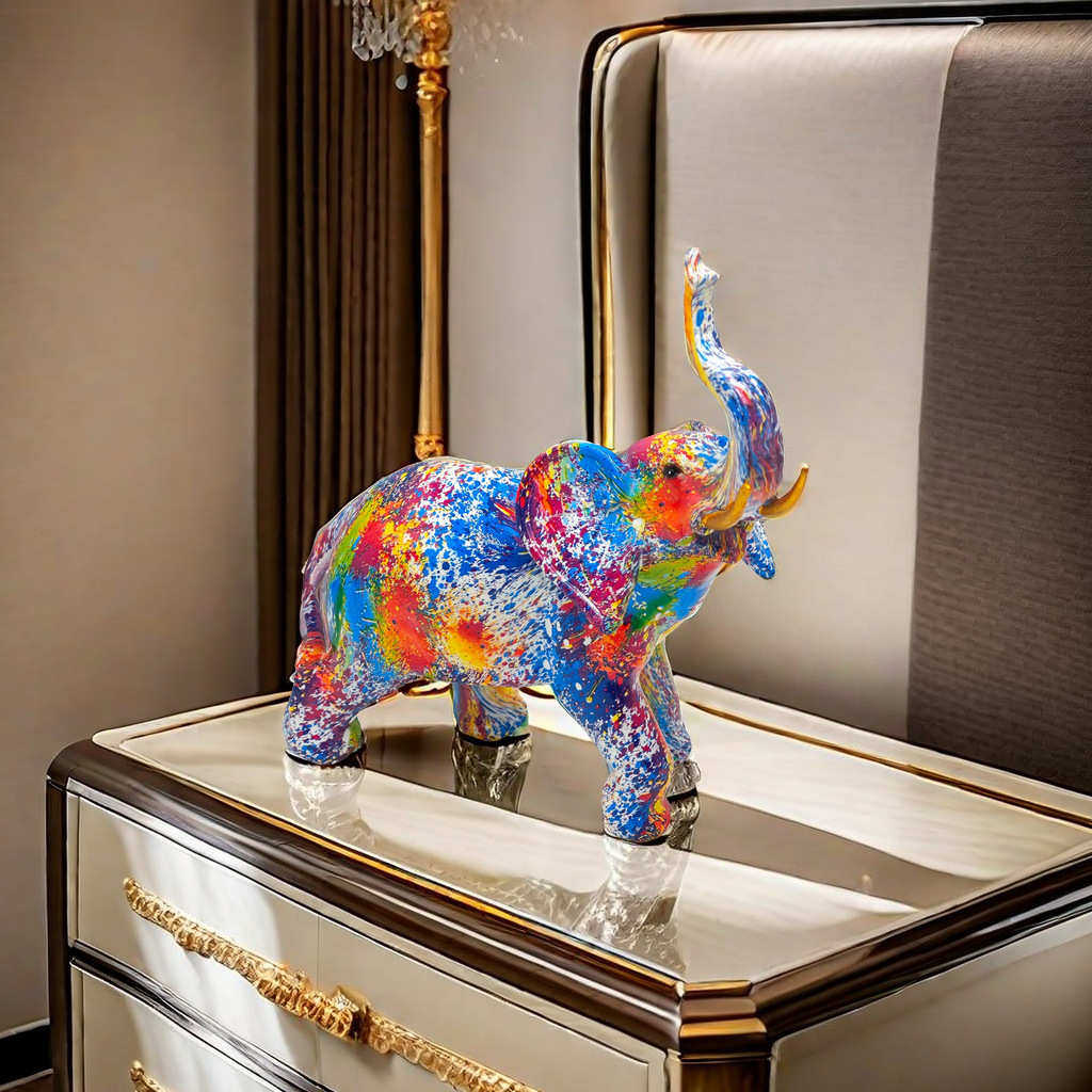 摆设大象书房工艺品装饰品多彩创意装饰品家居色桌面书架,特色手工艺,其他特色工艺品,淘宝优惠券,粉丝福利购,淘宝优惠卷