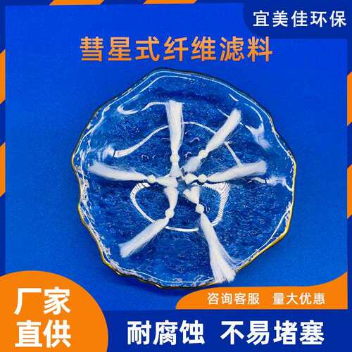 863彗星式冲纤维滤 料D型水滤池TCS用白色除油反洗污处理纤维滤料