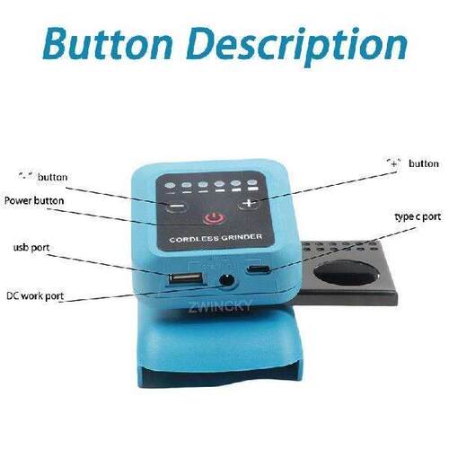 For Makita/Dewalt/Milwaukee 18V 20V Lithium Battery Mini