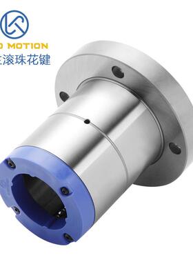 KTO滚珠花键圆筒法兰螺母花键轴承套母轴生产厂导轨法兰型