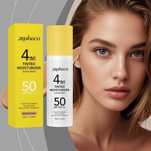 Zephoco Deep Skin Tone Protective Color-Correcting Cream, a