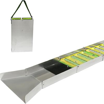 金淘金工选槽具淘金溜槽无动254力金溜溜金槽橡胶淘槽