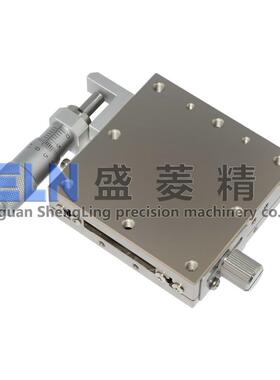 供应X轴LBX60-L直线滚珠型手动微调架位移平台XSG60-CZ