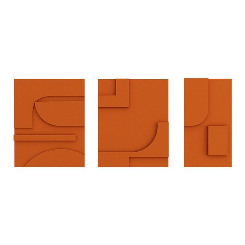 现代简约客厅装饰画立体浮雕沙发背景墙壁画设计师艺术极简3d挂画