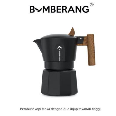 BUMBERANG回旋镖双阀摩卡壶陶瓷内胆双杯份家用露营咖啡壶套装