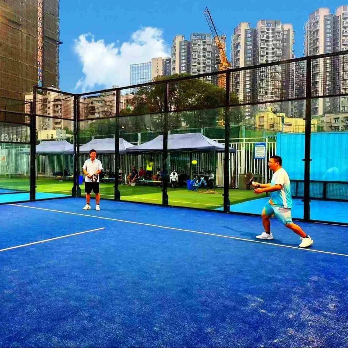 padel court板式网球场全套系统全景玻璃帕德尔板式网球场草坪