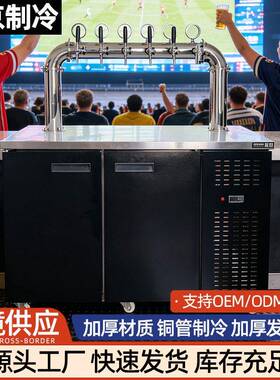 精酿啤酒机商用风冷一体打酒设备多口味啤酒墙鲜啤酒柱扎啤陈列架