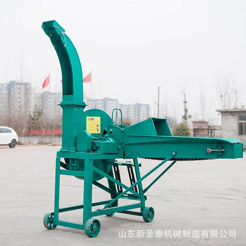 高效率青储秸秆铡草机工作视频 养牛专用多功能秸秆铡草机报价