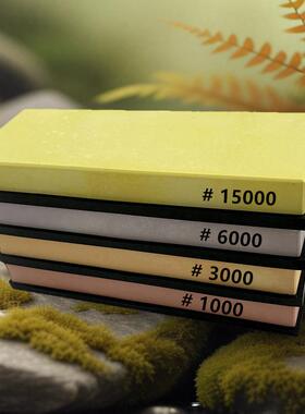 浇筑磨刀石白刚玉镜面效果粗磨精细磨刀石剃刀钢刀用砥石油石磨石