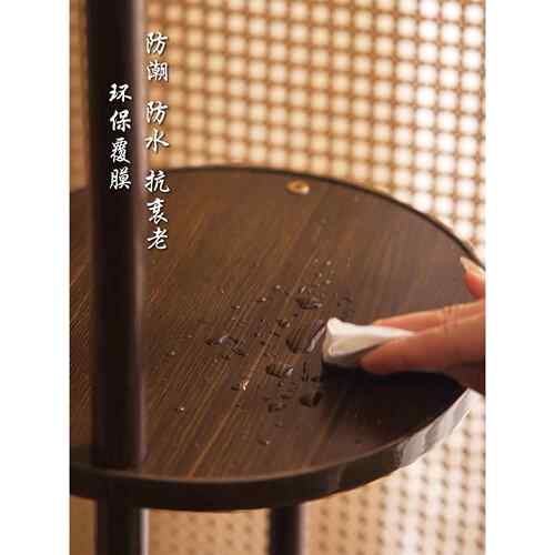 新品多层花架客落地式复古子博古架中阳台实木式小型置厅F5M857JT